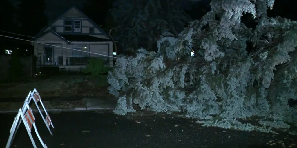Storm clouds over the inland Northwest with a severe weather and flood threat